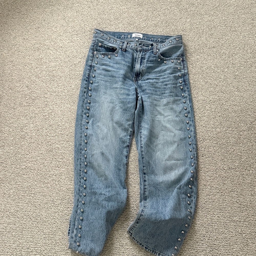 Pistola Lexi satellite studded jeans - Picture 4 of 6